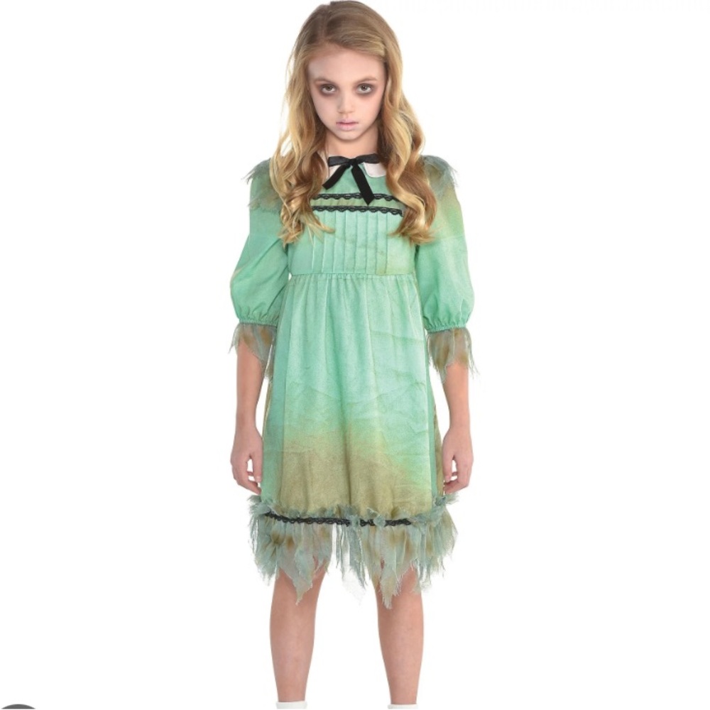 Girls creepy doll costume